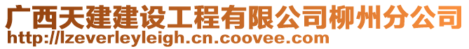 廣西天建建設工程有限公司柳州分公司