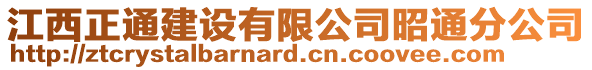 江西正通建設(shè)有限公司昭通分公司