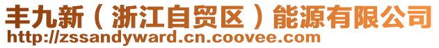 豐九新(浙江自貿(mào)區(qū))能源有限公司