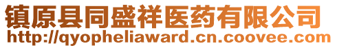 镇原县同盛祥医药有限公司