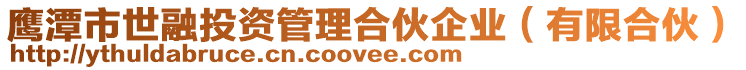 鷹潭市世融投資管理合伙企業（有限合伙）