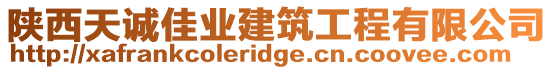 陜西天誠佳業(yè)建筑工程有限公司
