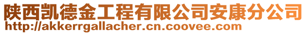 陜西凱德金工程有限公司安康分公司