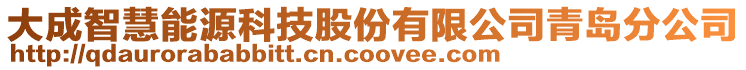 大成智慧能源科技股份有限公司青島分公司