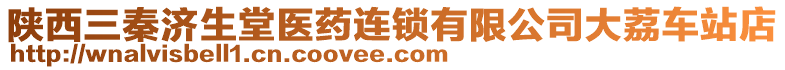 陜西三秦濟(jì)生堂醫(yī)藥連鎖有限公司大荔車站店