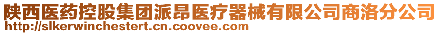 陜西醫(yī)藥控股集團(tuán)派昂醫(yī)療器械有限公司商洛分公司