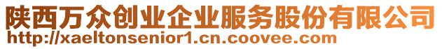 陜西萬眾創(chuàng)業(yè)企業(yè)服務(wù)股份有限公司