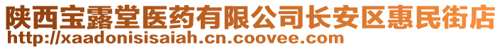 陜西寶露堂醫(yī)藥有限公司長(zhǎng)安區(qū)惠民街店