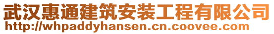 武漢惠通建筑安裝工程有限公司