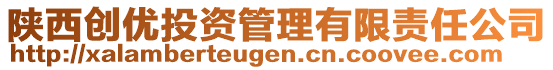 陜西創(chuàng)優(yōu)投資管理有限責(zé)任公司