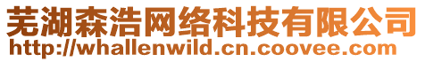 蕪湖森浩網絡科技有限公司