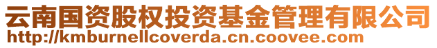 云南國資股權(quán)投資基金管理有限公司