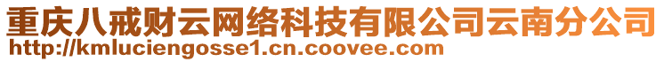 重慶八戒財(cái)云網(wǎng)絡(luò)科技有限公司云南分公司