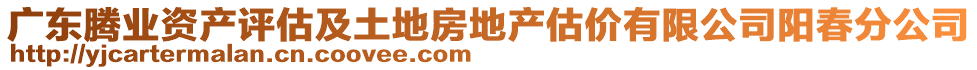 廣東騰業(yè)資產(chǎn)評估及土地房地產(chǎn)估價有限公司陽春分公司