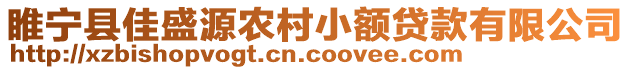 睢寧縣佳盛源農(nóng)村小額貸款有限公司