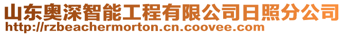 山東奧深智能工程有限公司日照分公司