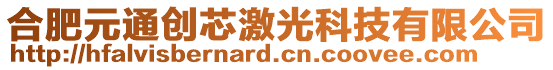 合肥元通創(chuàng)芯激光科技有限公司