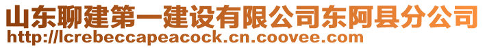 山東聊建第一建設有限公司東阿縣分公司