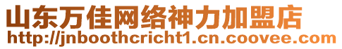 山東萬佳網絡神力加盟店