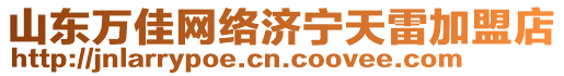 山東萬佳網(wǎng)絡(luò)濟(jì)寧天雷加盟店