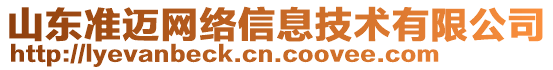 山東準邁網絡信息技術有限公司