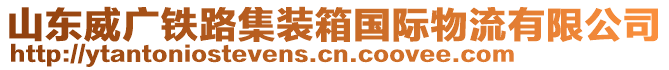 山東威廣鐵路集裝箱國際物流有限公司