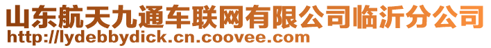 山東航天九通車聯網有限公司臨沂分公司