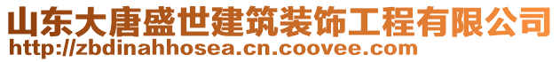 山東大唐盛世建筑裝飾工程有限公司