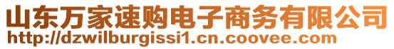 山東萬家速購電子商務有限公司