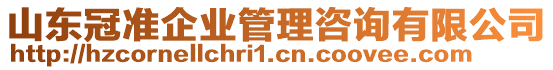 山東冠準(zhǔn)企業(yè)管理咨詢有限公司