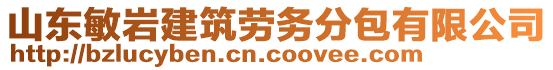 山东敏岩建筑劳务分包有限公司