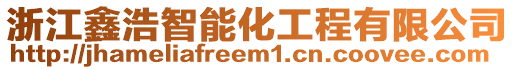 浙江鑫浩智能化工程有限公司