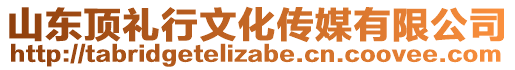 山東頂禮行文化傳媒有限公司