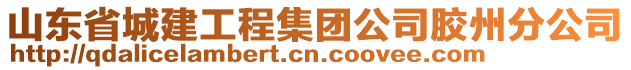 山東省城建工程集團(tuán)公司膠州分公司