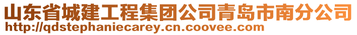 山東省城建工程集團公司青島市南分公司