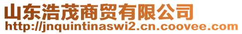 山東浩茂商貿(mào)有限公司