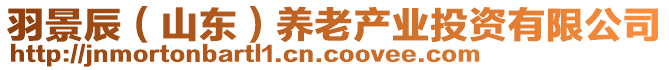 羽景辰（山東）養(yǎng)老產(chǎn)業(yè)投資有限公司