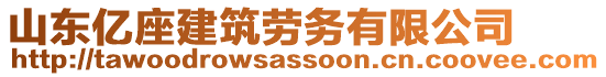 山東億座建筑勞務有限公司