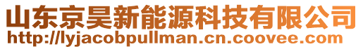 山東京昊新能源科技有限公司