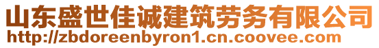 山東盛世佳誠建筑勞務有限公司