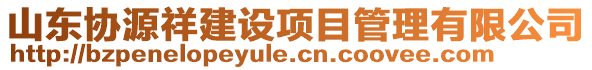 山東協源祥建設項目管理有限公司