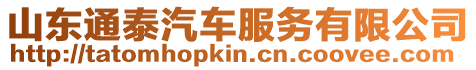 山東通泰汽車服務(wù)有限公司