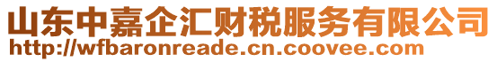 山東中嘉企匯財稅服務有限公司