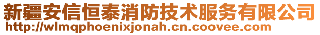 新疆安信恒泰消防技術(shù)服務(wù)有限公司