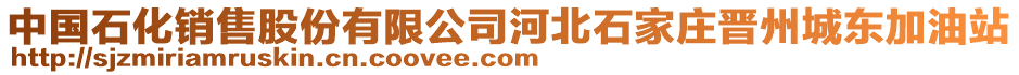 中國石化銷售股份有限公司河北石家莊晉州城東加油站