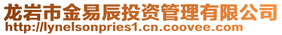 龍巖市金易辰投資管理有限公司