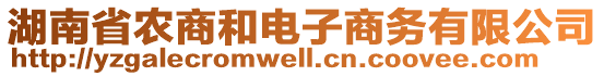 湖南省農(nóng)商和電子商務(wù)有限公司