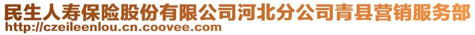 民生人壽保險(xiǎn)股份有限公司河北分公司青縣營(yíng)銷服務(wù)部