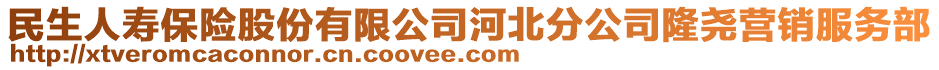 民生人壽保險股份有限公司河北分公司隆堯營銷服務(wù)部