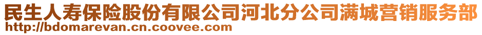 民生人寿保险股份有限公司河北分公司满城营销服务部